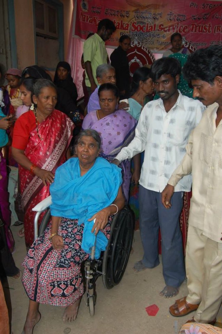 Wheelchair for needy poor